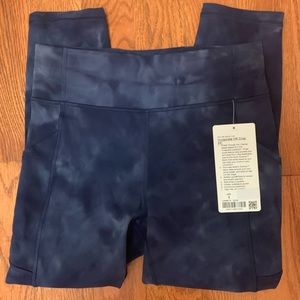 Lululemon Invigorate Leggings 23” in Diamond Dye
